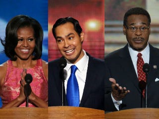 Michelle Obama; Julian Castro; Emanuel Cleaver (Getty Images)