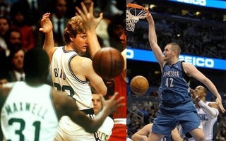Illustration for article titled White Basketball Player Compared To White Basketball Player