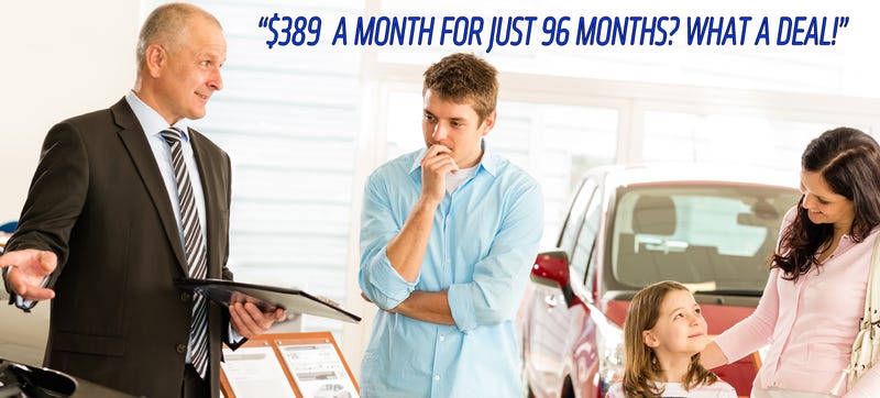 Illustration for article titled Insanely Long Loans Mean Americans Are Buying Loaded Cars More