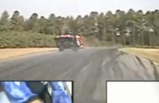 Illustration for article titled VIDEO: Shelby Cobra Flips At VIR