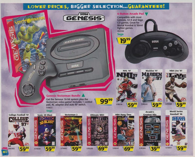 Old video shop game price