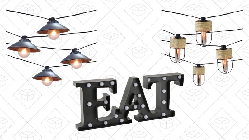 Outdoor lighting on sale at Target