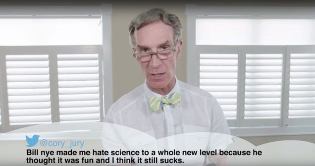 photo of Bill Nye Reads The Meanest of Tweets image