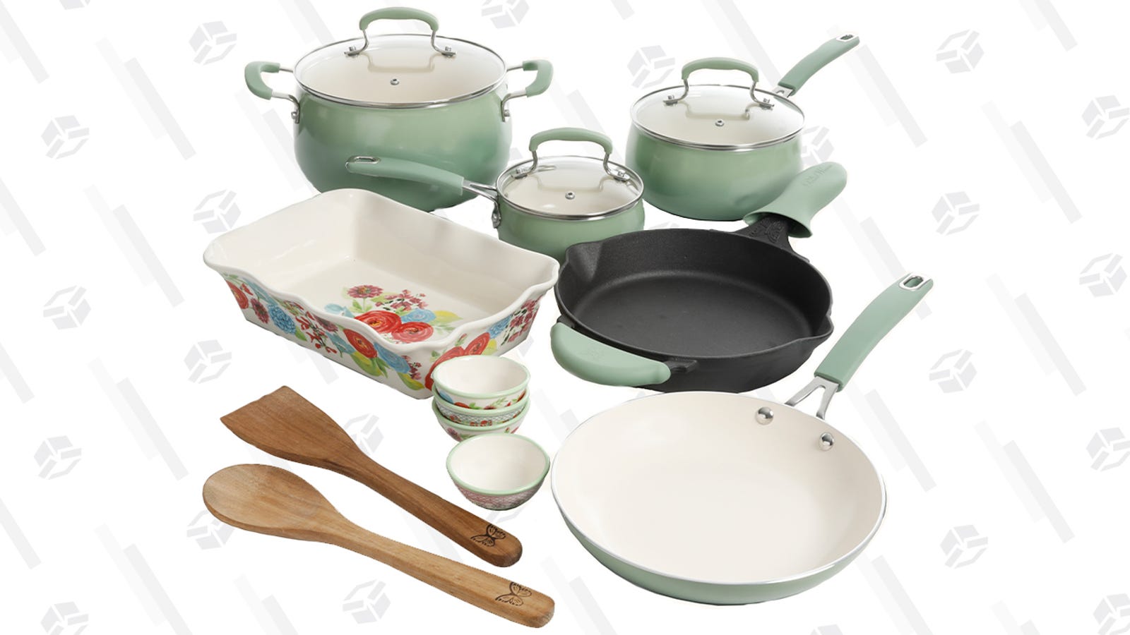 Pioneer Woman Cookware Collection - The Pioneer Woman Vintage Speckle & Cast Iron 10-Piece Non ... : Check spelling or type a new query.