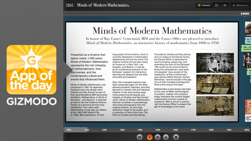 Illustration for article titled Minds of Modern Mathematics: Explore a Millenium of Math History