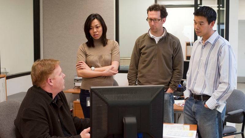 Illustration for article titled Legal Dream Team Of Coworkers Counsel Woman On Strategy For Speeding Ticket
