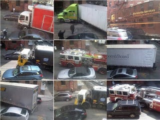 Illustration for article titled DUMBO Truck Drivers Can't Make Corner