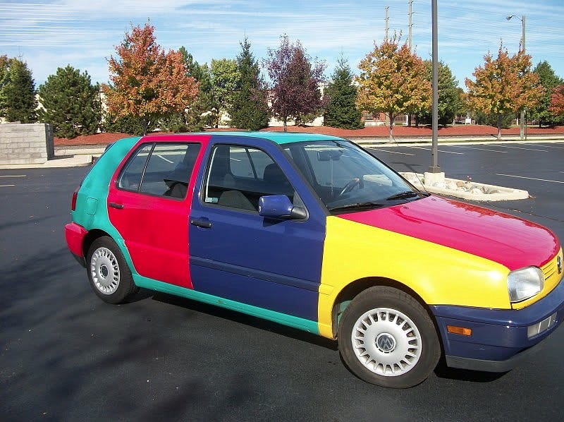 Volkswagen golf arlecchino