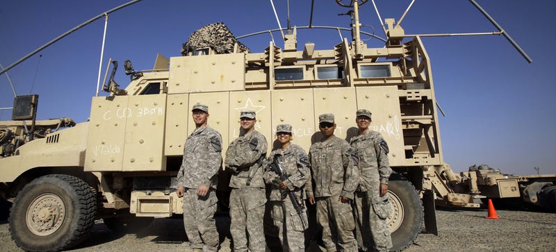 Illustration for article titled Small Town Police Are Getting Leftover War Vehicles and Machine Guns