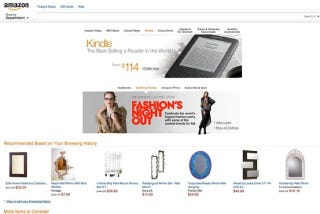Illustration for article titled Amazon Is Testing a Tablet-Focused Web Site Redesign