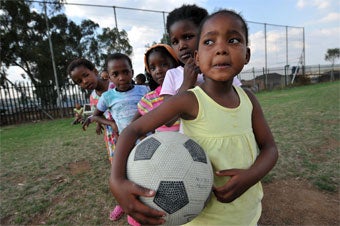 Illustration for article titled Ghanian Girls Bend It Like Beckham