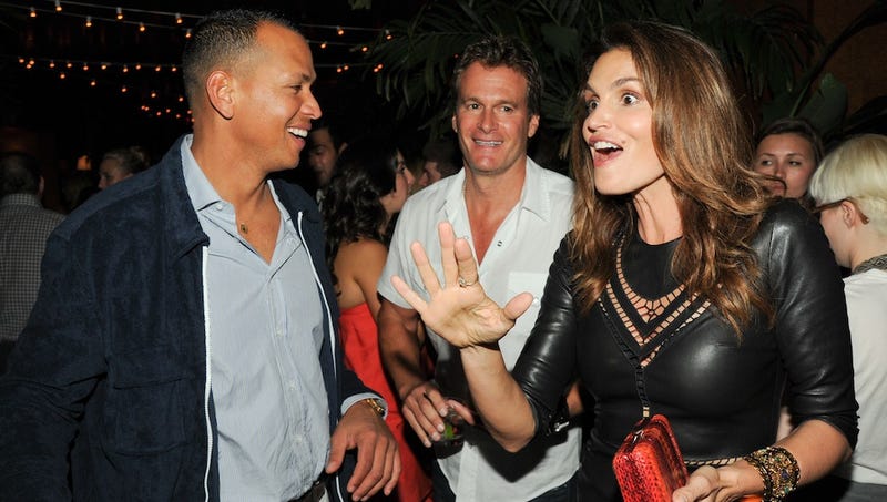 Here Is A Photo Of A-Rod, Cindy Crawford, And Cindy Crawford's Husband ...