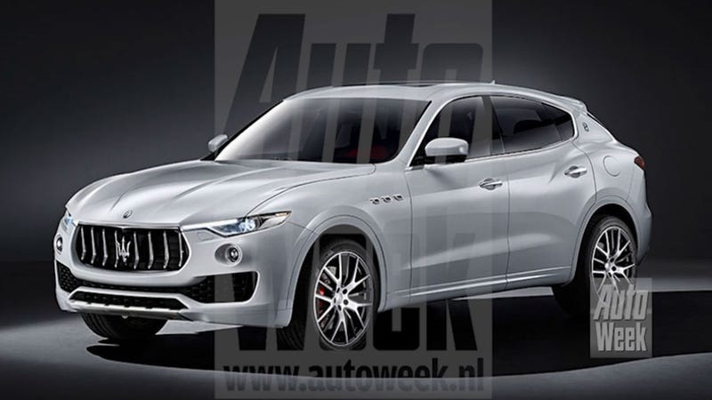 Illustration for article titled 2017 Maserati Levante: This Is Apparently It