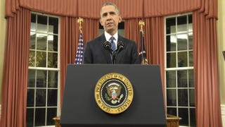 President Barack Obama addresses the country on the terrorism threat from the Oval Office on Dec. 6, 2015, in Washington, D.C.Saul Loeb-Pool/Getty Images