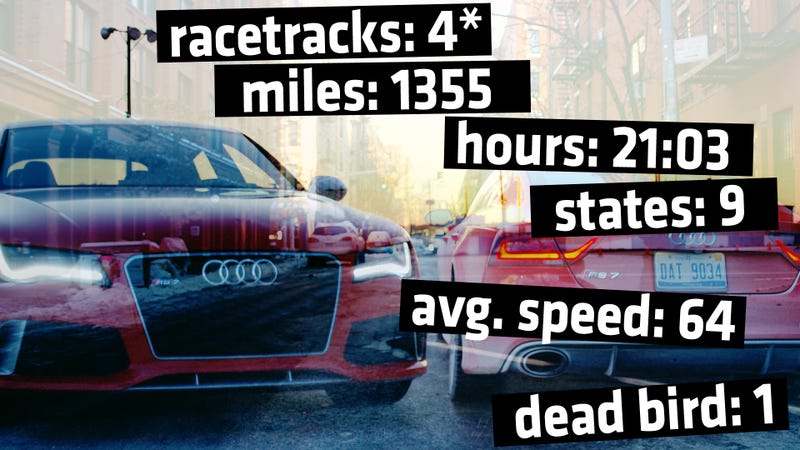 Illustration for article titled 560 Horsepower, 1355 Miles: From Daytona To NYC In An Audi RS7