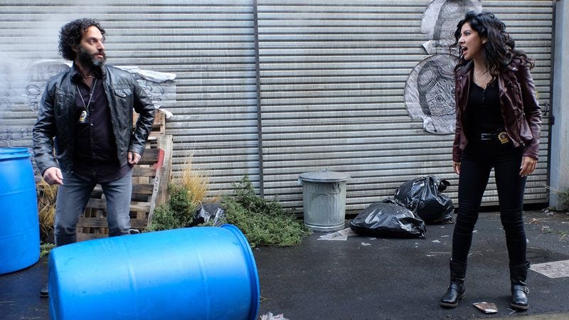 Illustration for article titled In the Nine-Nine, happiness is a warm paintball gun