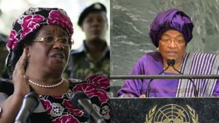 Malawian President Joyce Banda (AFP/AFP); Liberian President Ellen Johnson Sirleaf (Stan Honda/AFP)