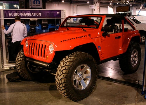 Jeep Lower Forty Lurks In SEMA Dark