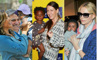 Illustration for article titled 19 Stars Who Adopted Kids of Other Races