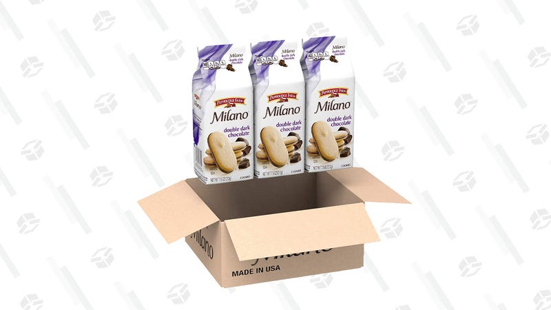Pepperidge Farm, Milano, Cookies, Double Dark Chocolate, 7.5 oz, Bag, 3-count | $6 | Amazon | Clip coupon code