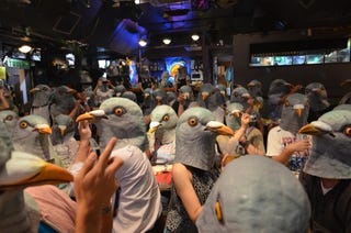 Illustration for article titled Japan Is Good at Pigeon Masks