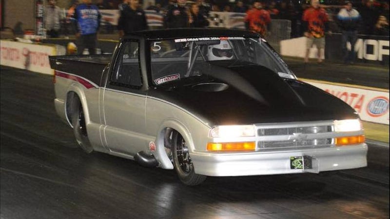 Illustration for article titled Here's Your Chance To Rule The Street With A Road Legal Chevy S10 That Runs 5s