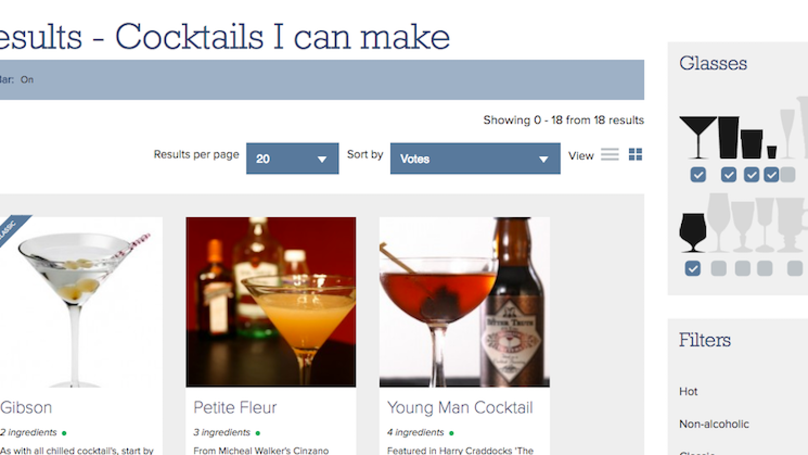 Make Me a Cocktail Suggests Drink Recipes Based on Ingredients You Have at Home