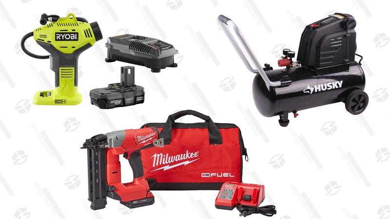 Save Up to 25% off Select Nailers, Compressors and Inflators | Home Depot