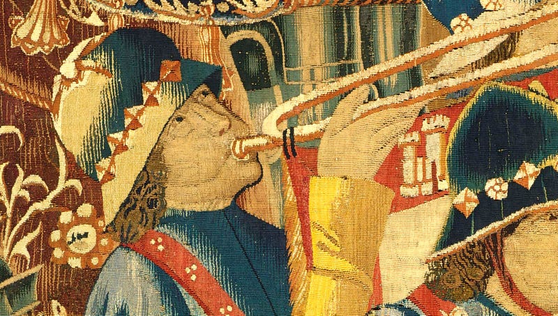 Illustration for article titled Trumpet Player Wishes Someone Would Sound Horns For Him When He Entered Castle Gates For Once