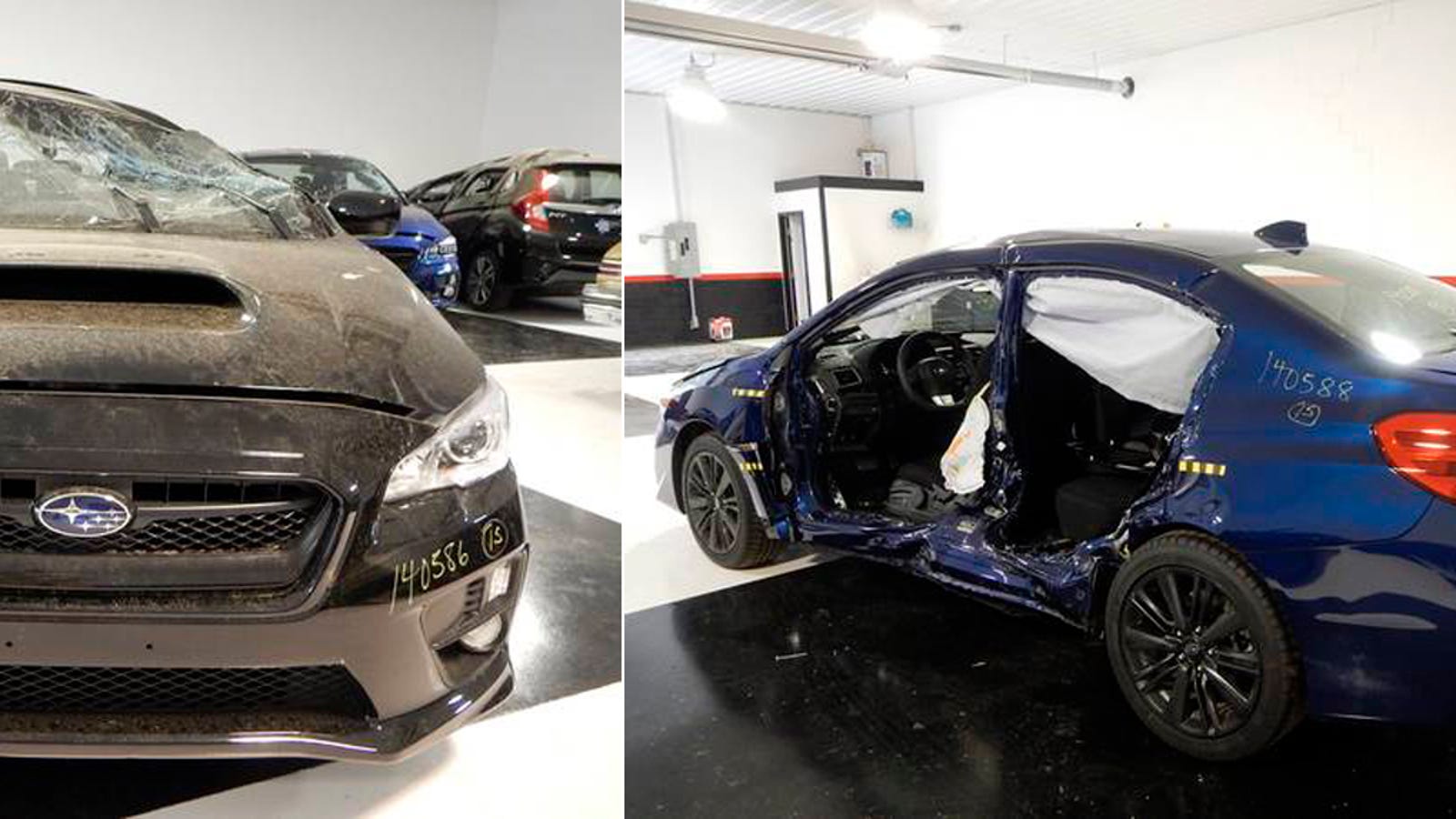 This Is What It Looks Like When You Crash A 2015 Subaru WRX