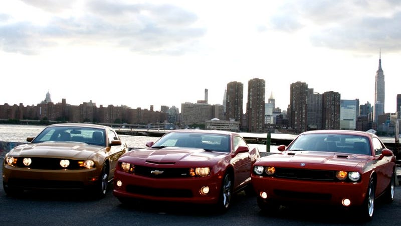 Muscle Car Wars Camaro Vs Challenger Vs Mustang