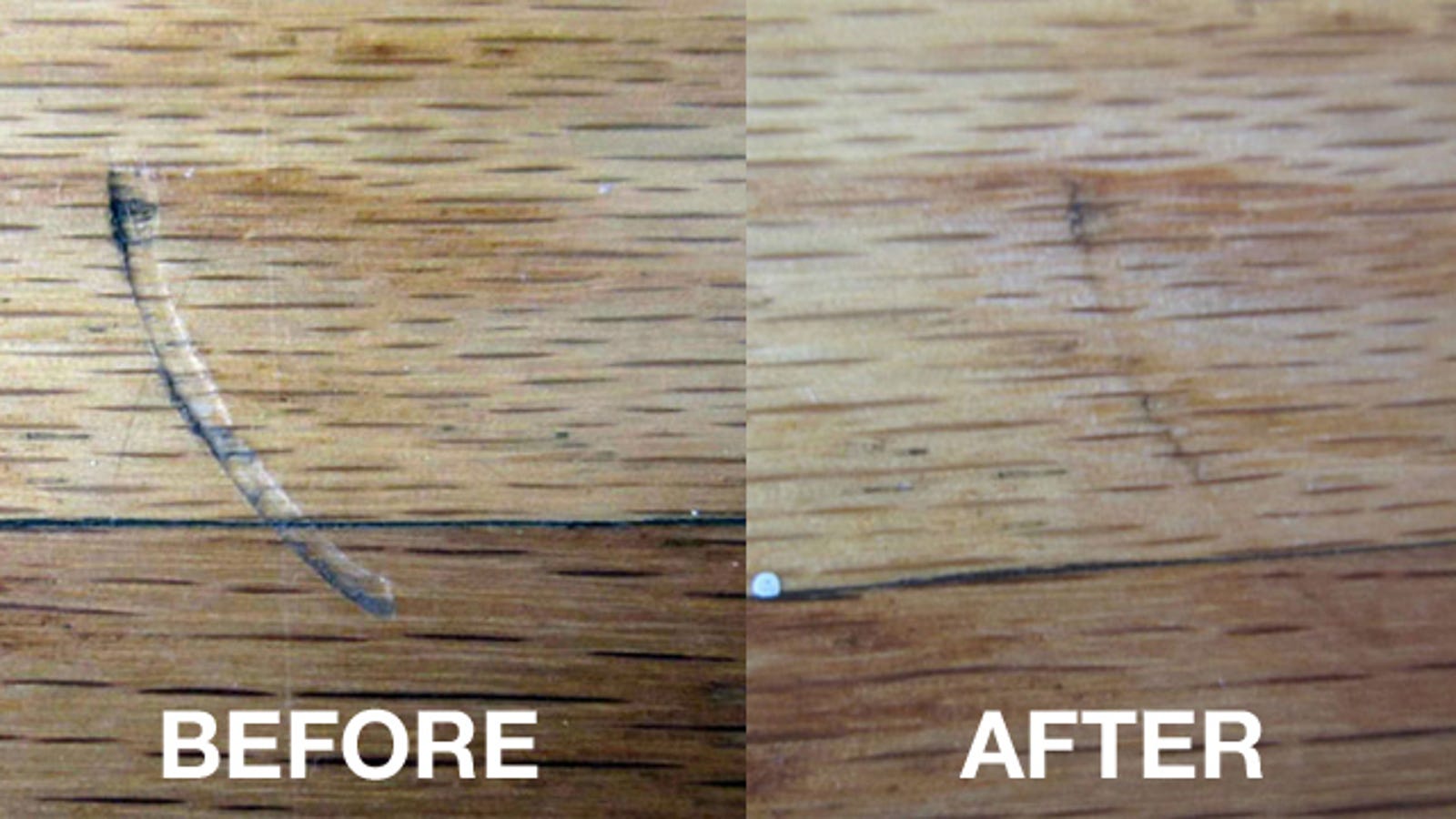 hardwood scratches floor floors iron wood remove fix dents diy gouge furniture gouges repairing scratch lifehacker repair dent wooden dog