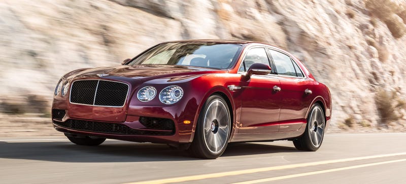 Illustration for article titled Bentley Gives The V8 Flying Spur A Black Radiator Grill So It Becomes A V8 S