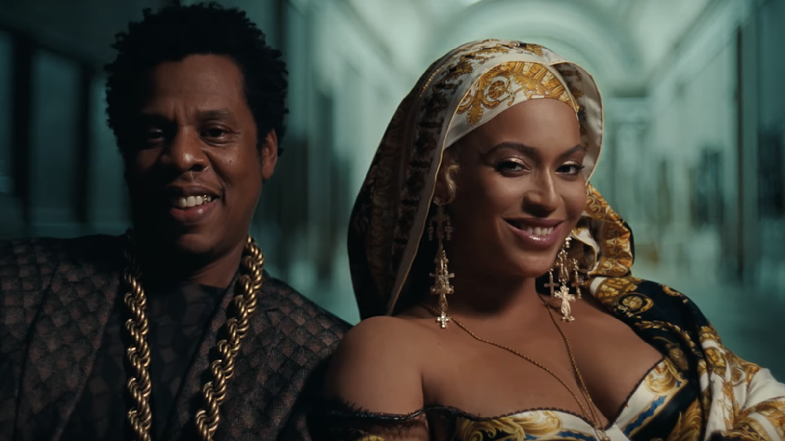 jay z and beyonce music video louvre