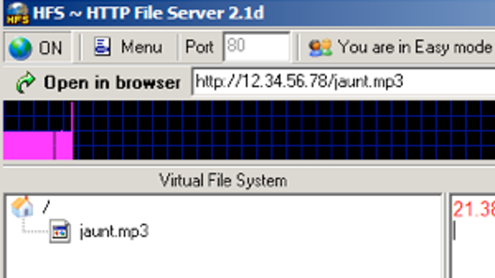 hfs http file server linux