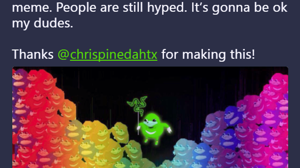 Does Razer Know It Posted A Racist Meme Updated