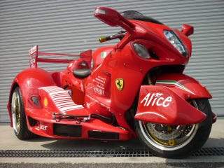 Illustration for article titled THEY FINALLY DROPPED THE PRICE ON THE FAUXRRARI FORMULA UGH MOTOTRIKE