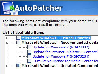 autopatcher ocx files that needs to be installed