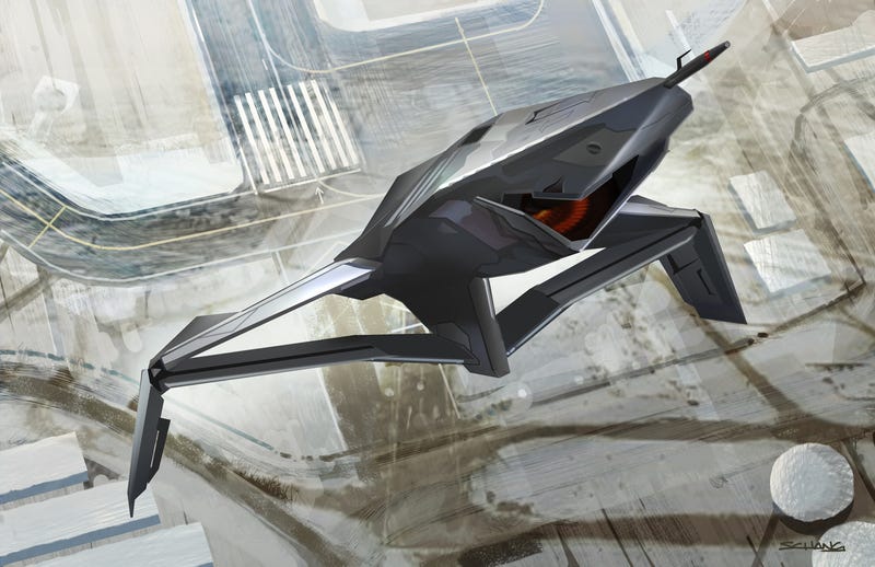 Illustration for article titled The futuristic jets, humans, and Star Wars designs of Stephen Chang