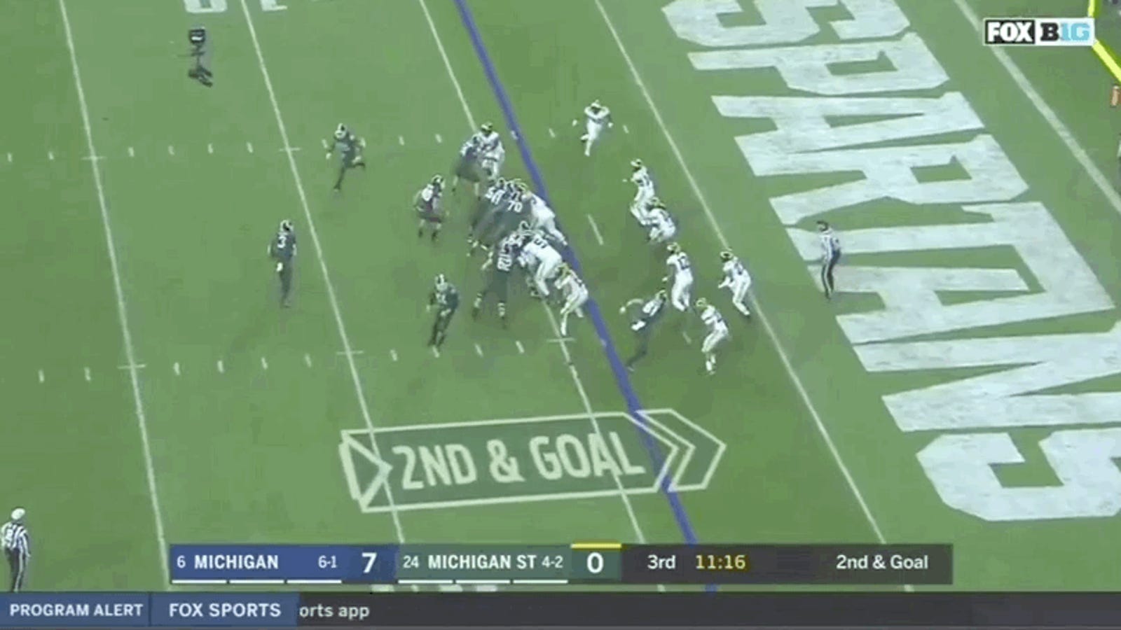 Michigan State's First Score Comes From 1600 x 900