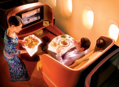 Illustration for article titled Singapore Airlines Flights Get iPhone/iPod Docks and 15.4-inch LCDs