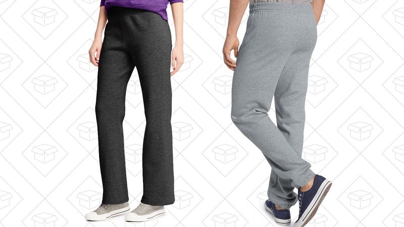 Women’s Sweatpants, $5 with codes SAVE30 and SHIPFREE | Men’s Sweatpants, $6 with codes SAVE30 and SHIPFREE