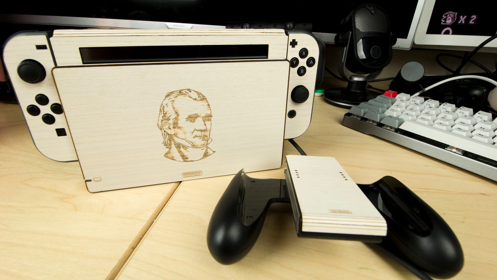Wrapping My Nintendo Switch In Wood