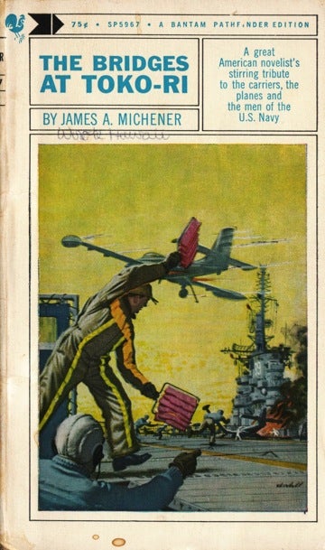 Illustration for article titled Box Of Paperbacks Book Club: The Bridges At Toko-Ri by James Michener (1953)