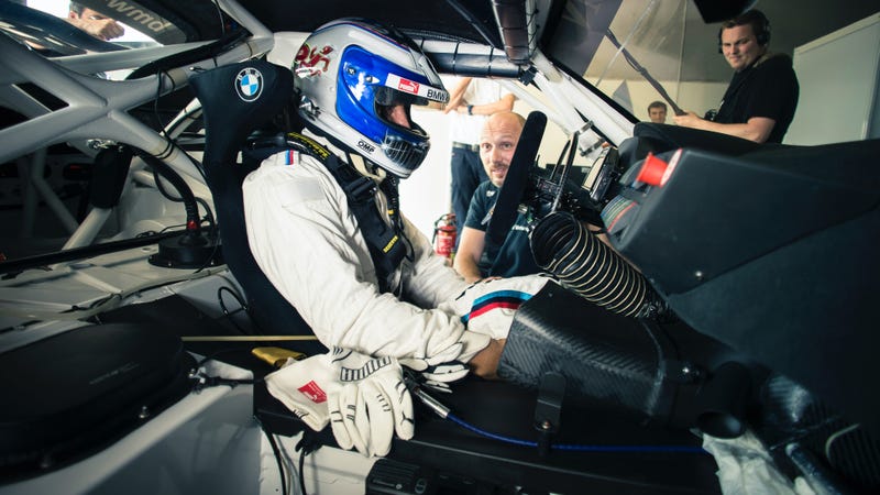 Zanardi in his Z4 GT3 for the 24 Hours of Spa-Francorchamps. Photo credit: BMW