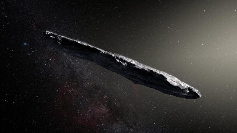 Así es Oumuamua, el primer asteroide que viene de otro sistema solar Así es Oumuamua, el primer asteroide que viene de otro sistema solar
