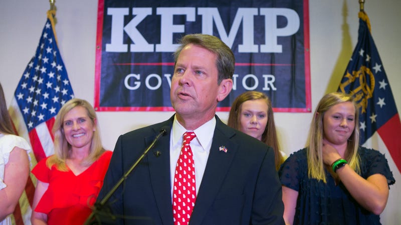Illustration for article titled Brian Kemp Caught on Tape Warning His Donors About Black People Voting ... Again