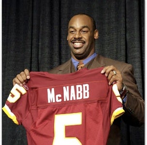 Illustration for article titled McNabb Now Officially A Redskin And The Eagles Are Now Officially Demolished