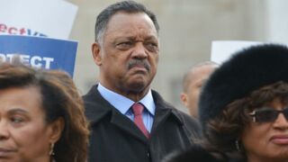 The Rev. Jesse Jackson and attendees of a voting-rights rally (Getty Images)