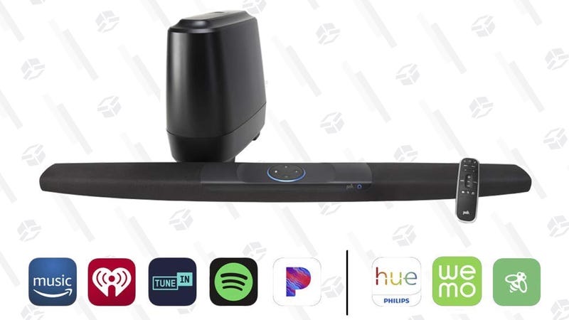 Polk Audio Command Sound Bar with hands-free Amazon Alexa | $200 | Amazon